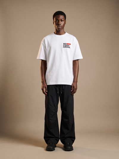 No Fixed Abode Oversized Tee / White view 2
